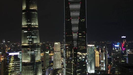 上海环球金融中心夜景