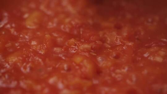 熬番茄酱番茄沙司 (5)视频素材模板下载