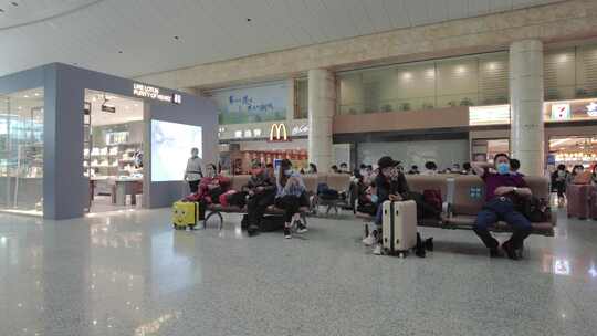 杭州萧山国际机场等候大厅座椅