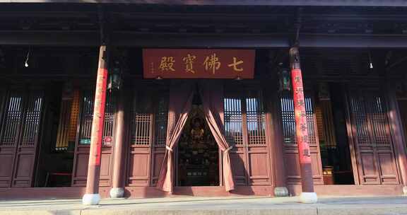 典雅寺院古建筑 苏州北寺塔