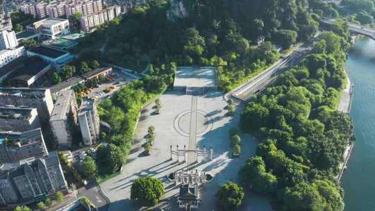 中国古典建筑与山水风景-柳州文庙