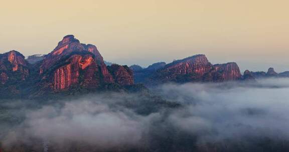 日出云海航拍壮丽山河0073