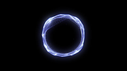 光圈光环能量粒子球酷炫特效4KAE工程