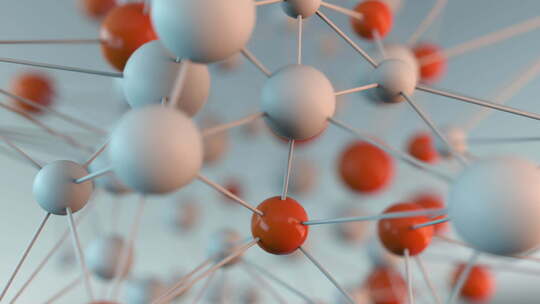 细胞结构的动画视频特 化学 粒子光效