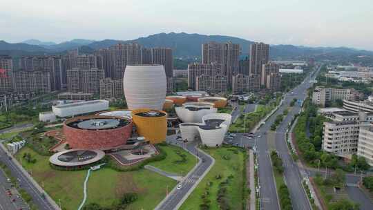 湖南株洲市醴陵瓷谷航拍风光