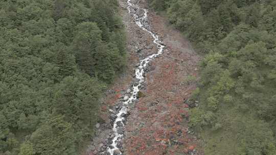 二郎山喇叭河航拍