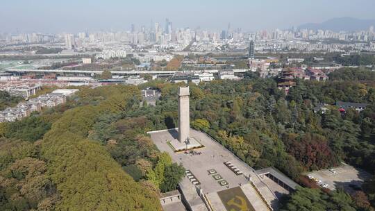 航拍南京城市宣传片地标建筑