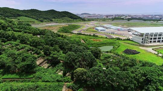 4k航拍宁波国际赛车场