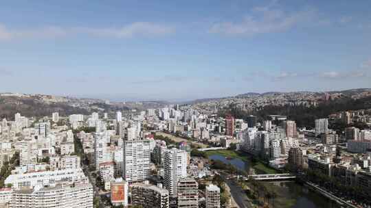 航拍Viña del mar， uhd4k