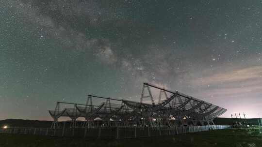 夏季国家天文台明安图观测基地银河星空