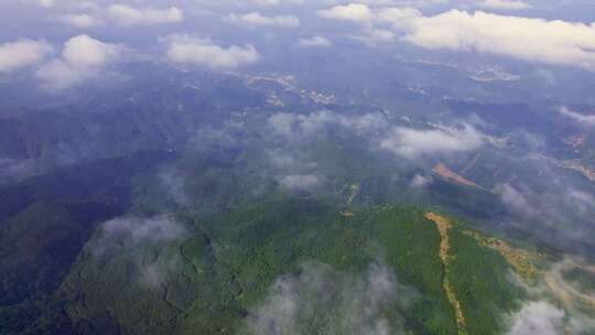 航拍云雾山川山脉云海自然风景