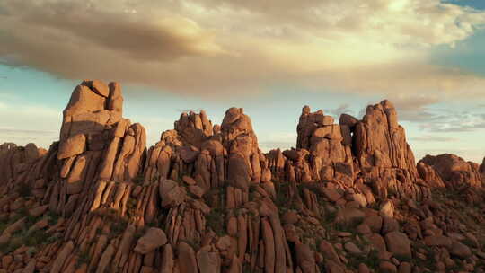 峡谷沙漠戈壁红岩组空中天桥