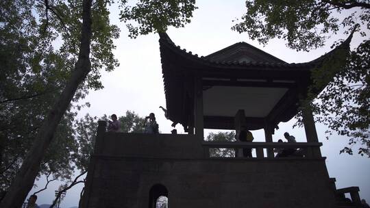 杭州宝石山钱塘十景之一初阳台