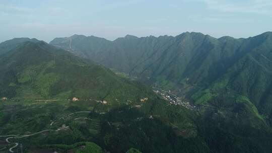 航拍浙江松阳县