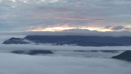 干净空镜广告唯美航拍大景城市山川