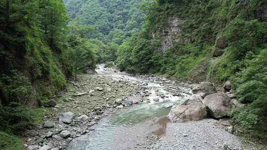 二郎山喇叭河航拍