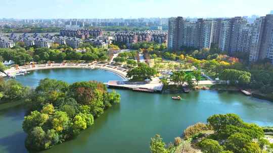 上海杨浦区新江湾城全景