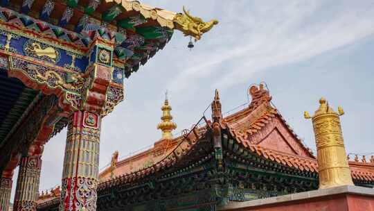 佛殿寺庙密宗藏传佛教阜新海棠山普安寺