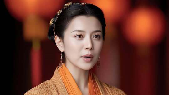 唐朝女子温婉一笑诉说着千年文化