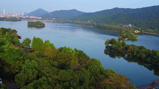 浙江杭州湘湖自然风光