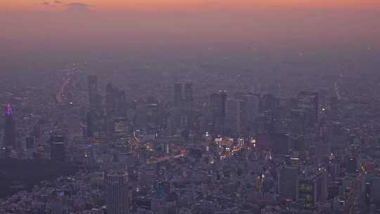 日本东京夜景航拍1