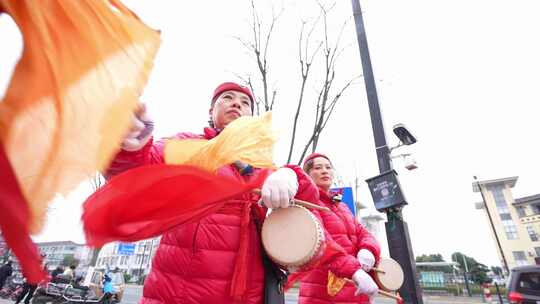 湖州银行开业歌舞表演视频素材模板下载