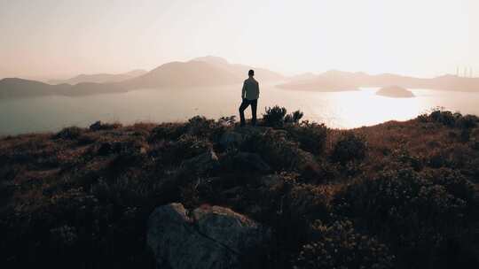 旅行者，山，岛，海