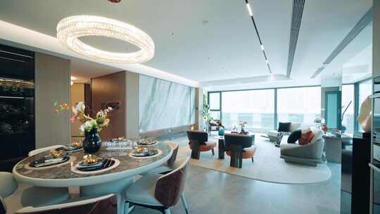 现代风格卧室室内场景