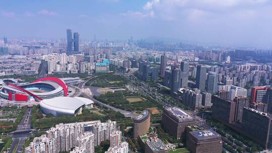 南京地标建筑 南京航拍