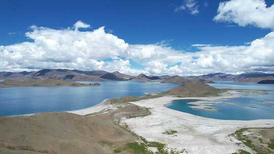 自驾西藏环绕羊卓雍措 深入无人秘境仙女湖视频素材模板下载