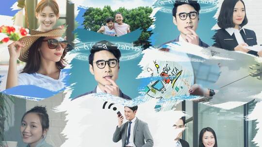 创意水墨图文效果开场片头宣传介绍