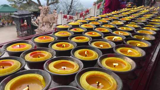 寺庙道观祈福供灯