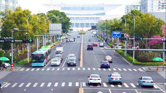 城市车流视频素材模板下载