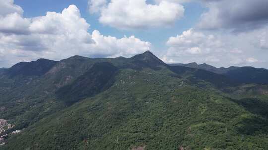 福建福州鼓山风景区航拍