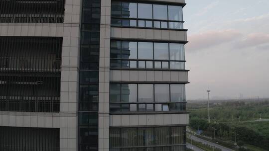 南京浦口科创广场航拍大楼风景视频素材模板下载