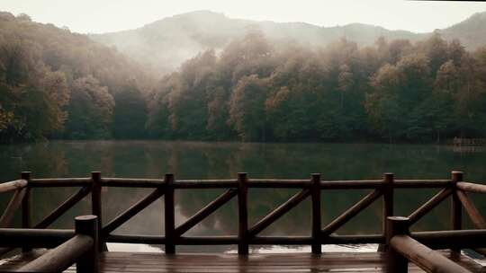 普莱西德湖的风景