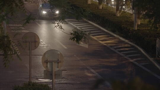 城市夜景 街道夜景