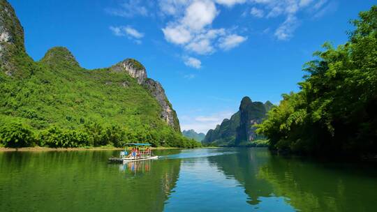 广西美景 桂林山水 漓江风光 漓江漂流