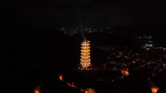 盘州市夜景航拍