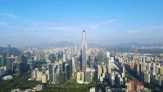 深圳CBD城市高楼航拍