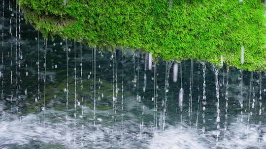 唯美生态水流水帘洞溪流