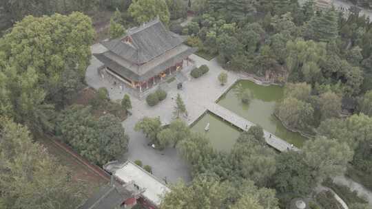 河南洛阳白马寺航拍