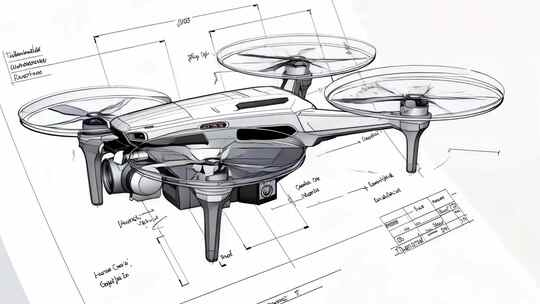 无人机技术设计图展示