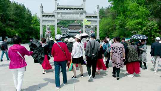 春天阳光年轻美丽户外情侣旅游