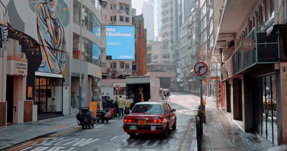 香港旅游街景风光