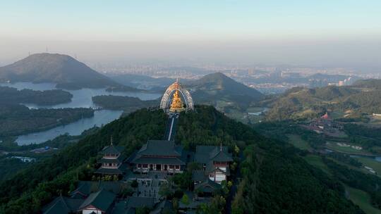 【正版4K素材】深圳大华兴寺甩尾延时