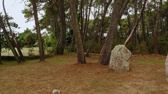 Dolmen，岩石，古代，石头