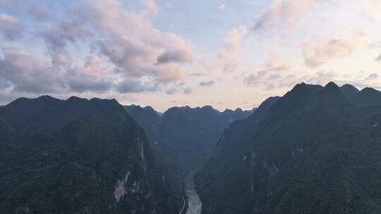 天峨县龙滩大峡谷延时素材