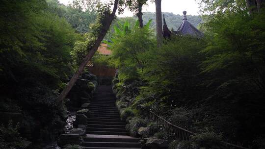 杭州飞来峰永福寺禅院风景