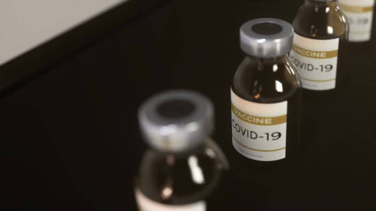 生产线上的冠状病毒认证疫苗